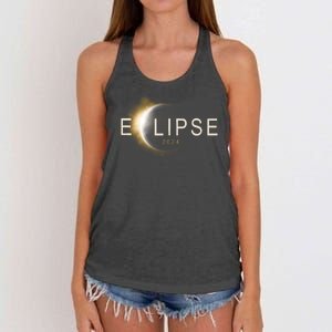 Solar Eclipse 2024 Women's Knotted Racerback Tank