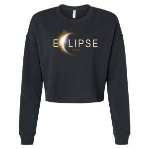 Solar Eclipse 2024 Cropped Pullover Crew