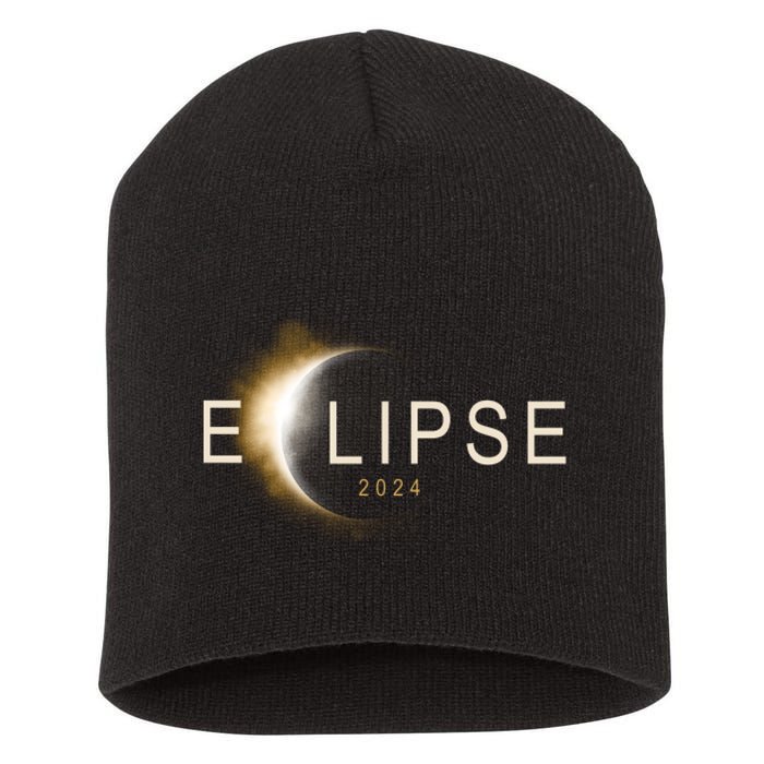 Solar Eclipse 2024 Short Acrylic Beanie