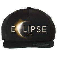 Solar Eclipse 2024 Wool Snapback Cap