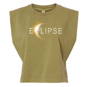 Solar Eclipse 2024 Garment-Dyed Women's Muscle Tee