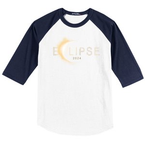 Solar Eclipse 2024 Baseball Sleeve Shirt