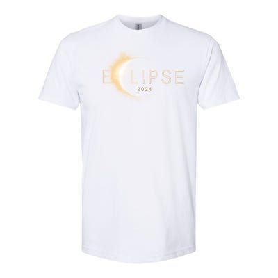 Solar Eclipse 2024 Softstyle® CVC T-Shirt