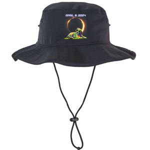 Solar Eclipse 2024 April 8 Dog Solar Eclipse Glasses Legacy Cool Fit Booney Bucket Hat