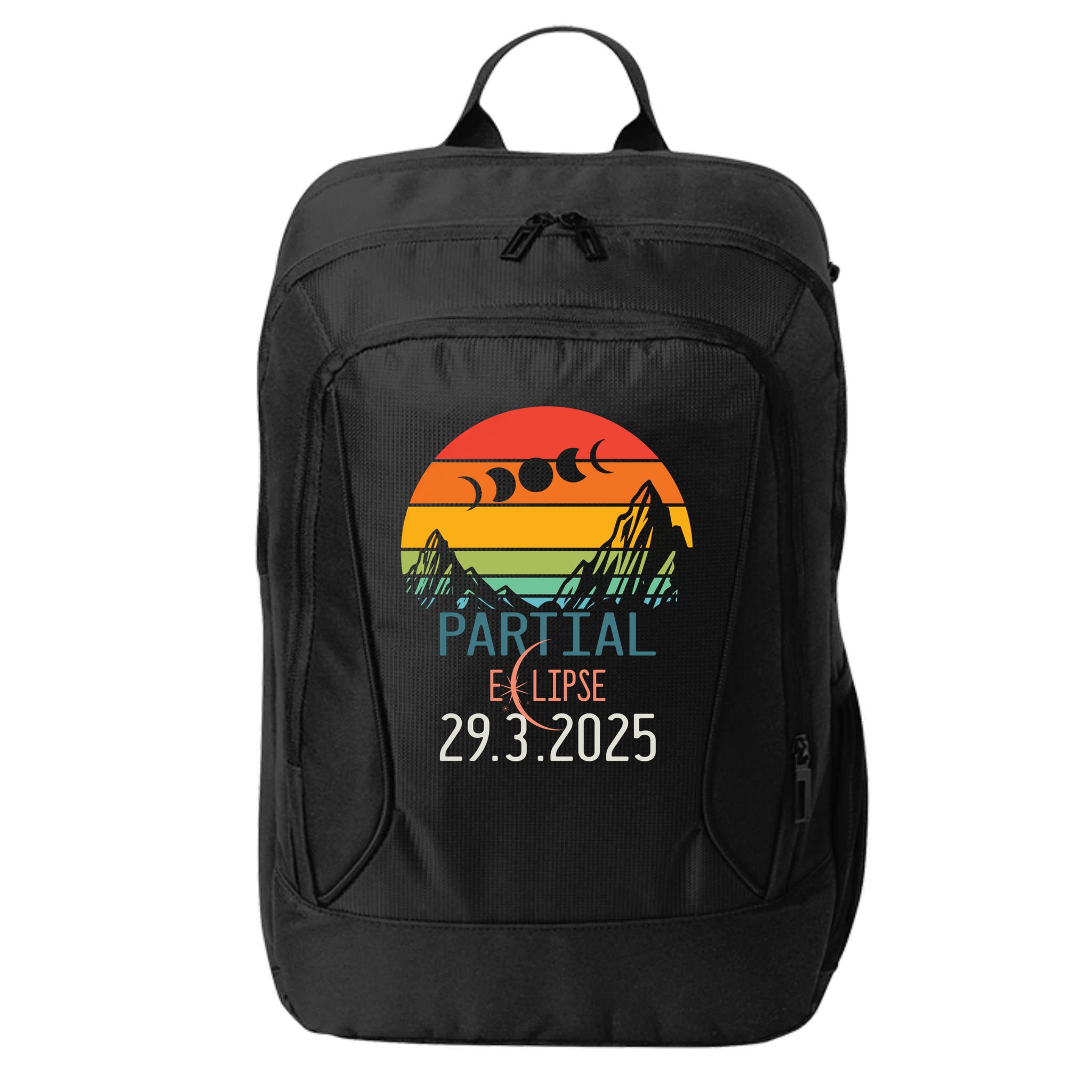 Solar Eclipse 2025 Funny Partial Solar Eclipse 2025 29 March Great Gift City Backpack