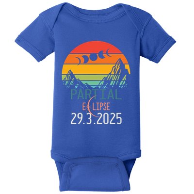 Solar Eclipse 2025 Funny Partial Solar Eclipse 2025 29 March Great Gift Baby Bodysuit