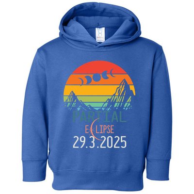 Solar Eclipse 2025 Funny Partial Solar Eclipse 2025 29 March Great Gift Toddler Hoodie
