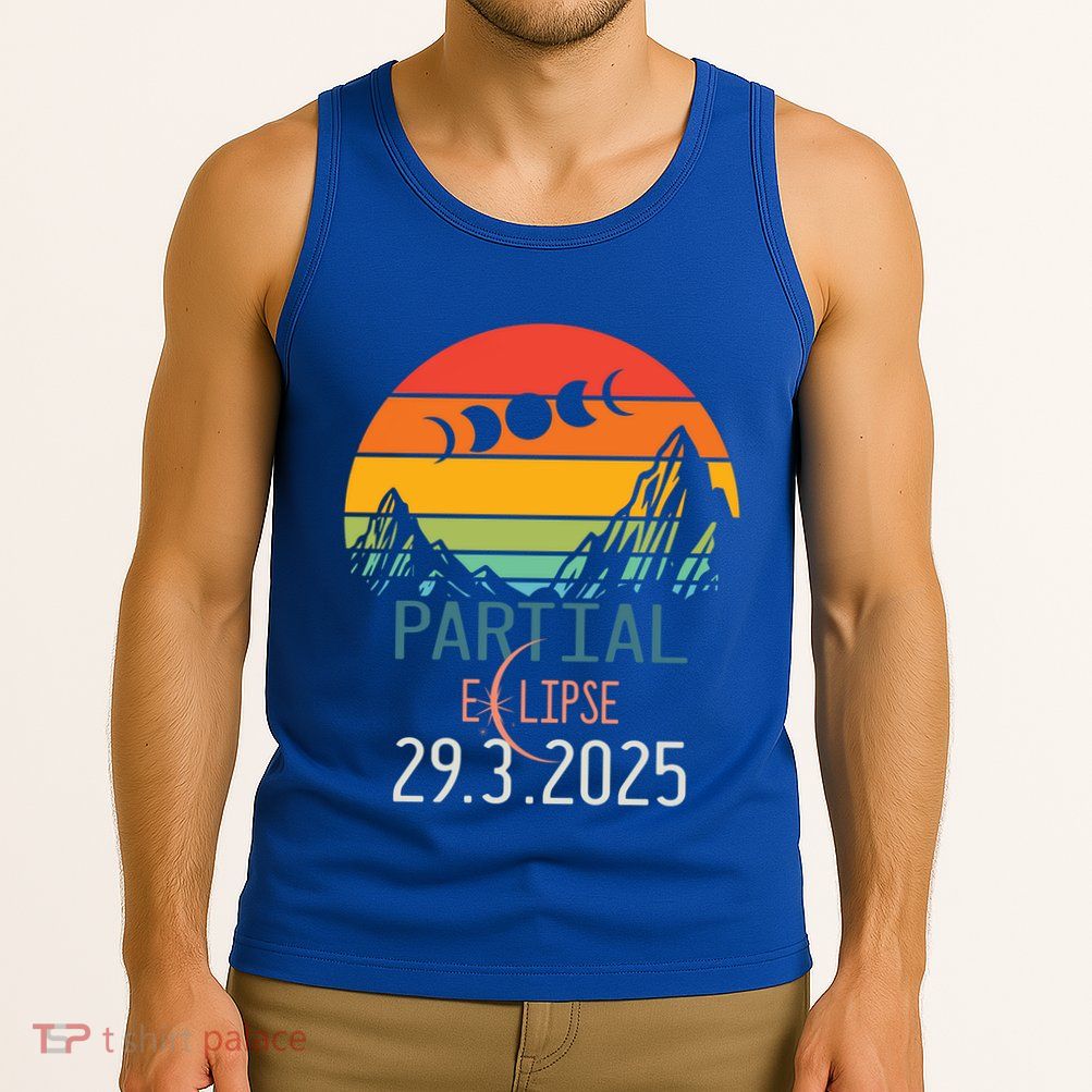 Solar Eclipse 2025 Funny Partial Solar Eclipse 2025 29 March Great Gift Tank Top