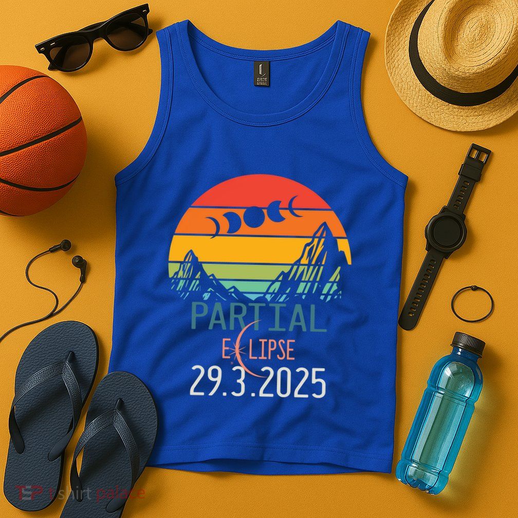 Solar Eclipse 2025 Funny Partial Solar Eclipse 2025 29 March Great Gift Tank Top