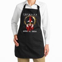 Solar Eclipse 2024 Chicken Rooster Apron