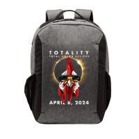 Solar Eclipse 2024 Chicken Rooster Vector Backpack