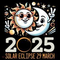 Solar Eclipse 2025 Partial Eclipse 2025 29 March Design Gift Sustainable Bucket Hat