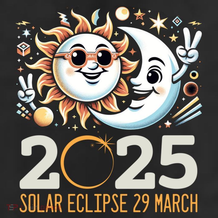 Solar Eclipse 2025 Partial Eclipse 2025 29 March Design Gift 25L Jumbo Tote