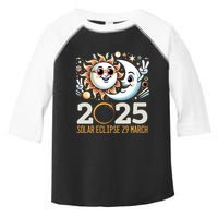 Solar Eclipse 2025 Partial Eclipse 2025 29 March Design Gift Toddler Fine Jersey T-Shirt