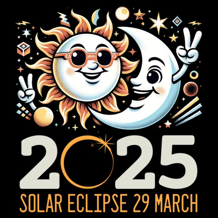 Solar Eclipse 2025 Partial Eclipse 2025 29 March Design Gift Toddler Fine Jersey T-Shirt