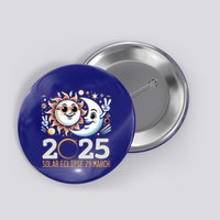 Solar Eclipse 2025 Partial Eclipse 2025 29 March Design Gift Button