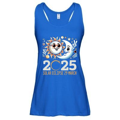 Solar Eclipse 2025 Partial Eclipse 2025 29 March Design Gift Ladies Essential Flowy Tank