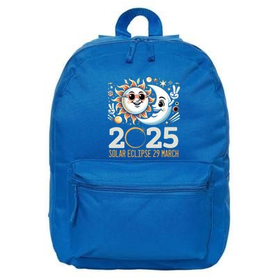 Solar Eclipse 2025 Partial Eclipse 2025 29 March Design Gift 16 in Basic Backpack