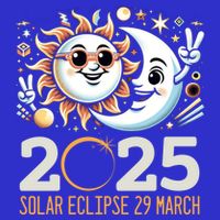 Solar Eclipse 2025 Partial Eclipse 2025 29 March Design Gift 16 in Basic Backpack