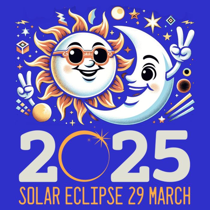 Solar Eclipse 2025 Partial Eclipse 2025 29 March Design Gift 16 in Basic Backpack
