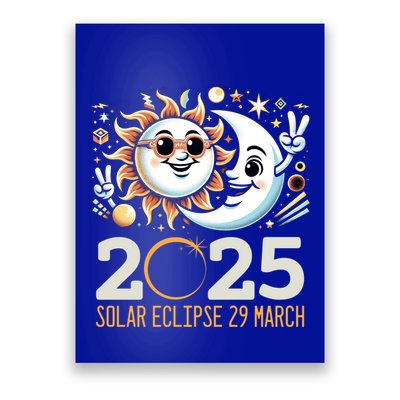 Solar Eclipse 2025 Partial Eclipse 2025 29 March Design Gift Poster