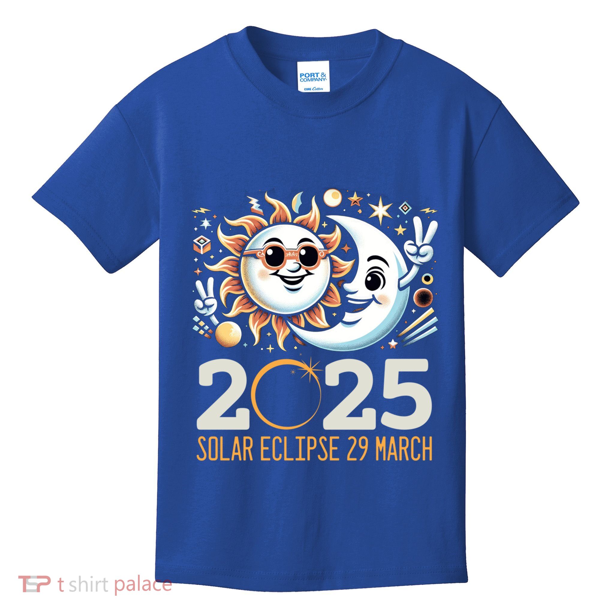 Solar Eclipse 2025 Partial Eclipse 2025 29 March Design Gift Kids T-Shirt