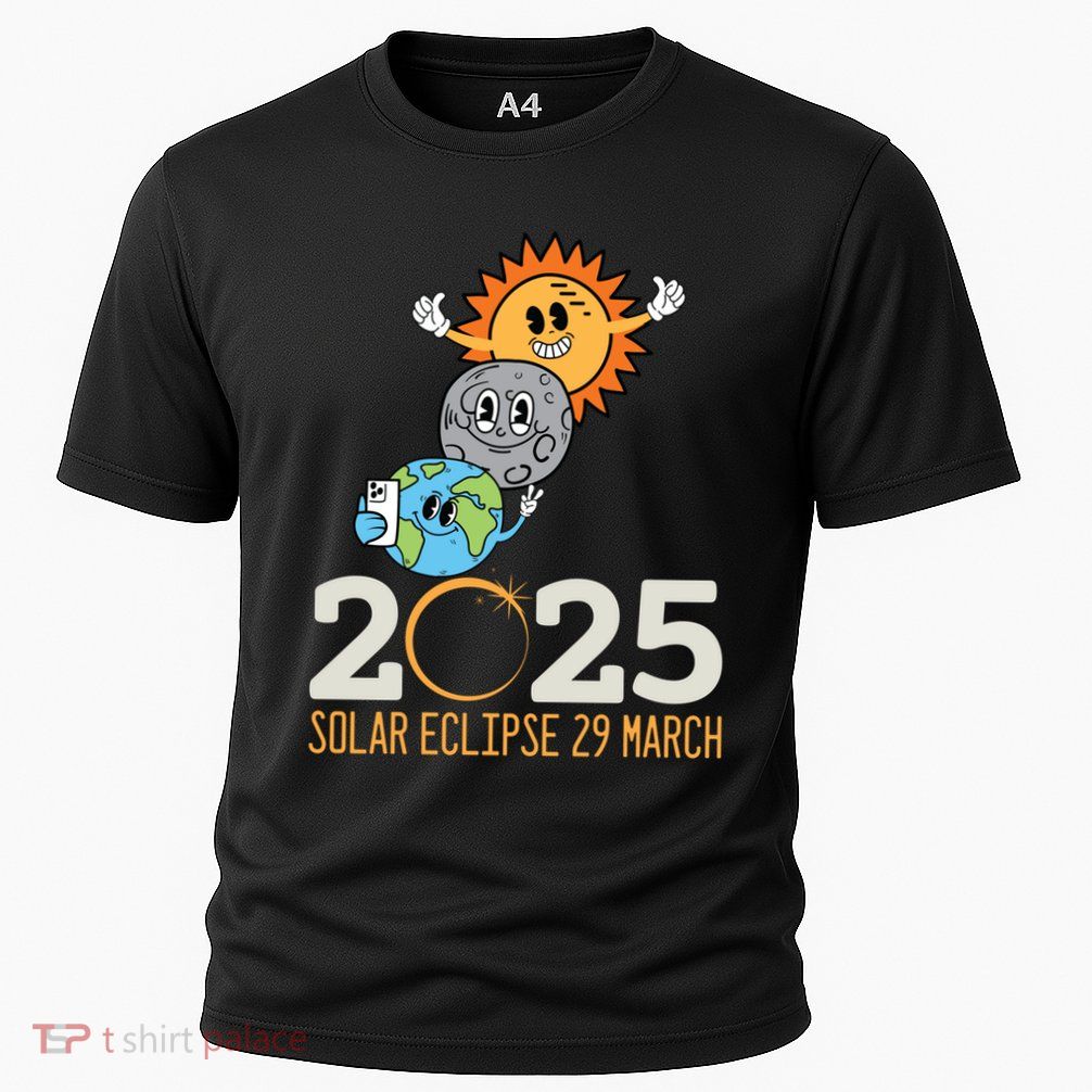 Solar Eclipse 2025 Partial Eclipse 2025 29 March Design Meaningful Gift Cooling Performance Crew T-Shirt