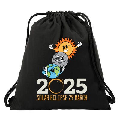 Solar Eclipse 2025 Partial Eclipse 2025 29 March Design Meaningful Gift Drawstring Bag