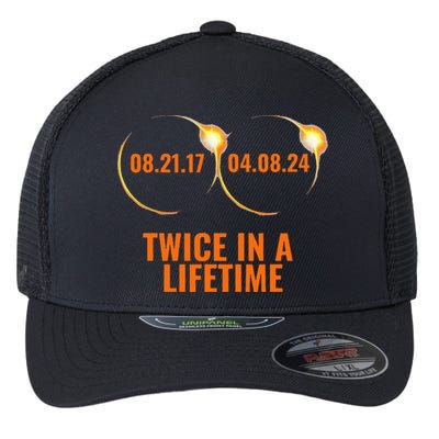 Solar Eclipse 2024 Twice In A Lifetime Solar Eclipse Flexfit Unipanel Trucker Cap