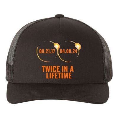 Solar Eclipse 2024 Twice In A Lifetime Solar Eclipse Yupoong Adult 5-Panel Trucker Hat