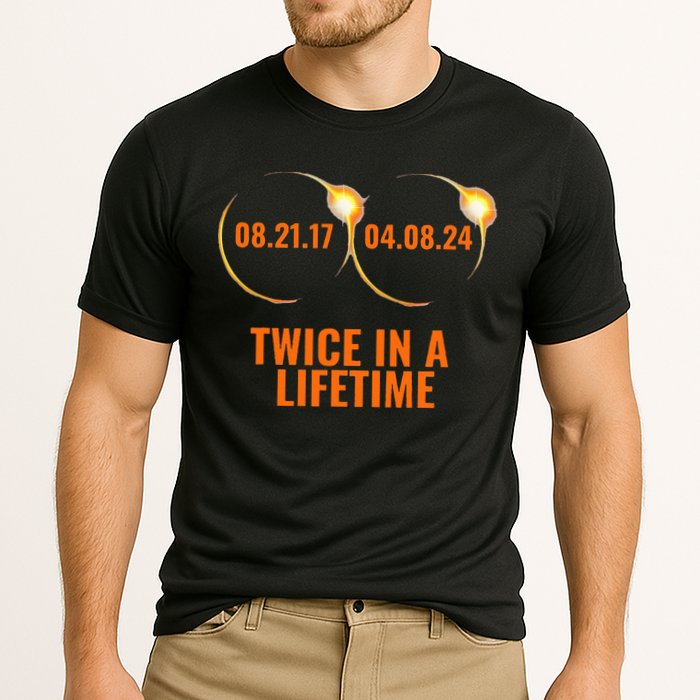 Solar Eclipse 2024 Twice In A Lifetime Solar Eclipse Performance Shirt