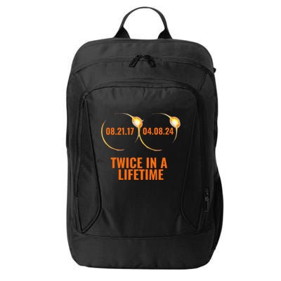 Solar Eclipse 2024 Twice In A Lifetime Solar Eclipse City Backpack