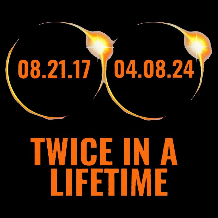 Solar Eclipse 2024 Twice In A Lifetime Solar Eclipse Flat Bill Trucker Hat