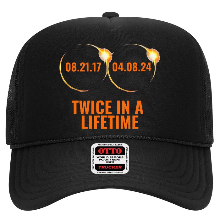 Solar Eclipse 2024 Twice In A Lifetime Solar Eclipse Trucker Hat