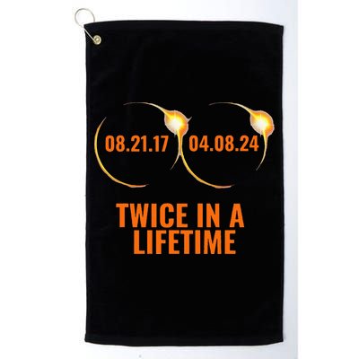 Solar Eclipse 2024 Twice In A Lifetime Solar Eclipse Golf Towel