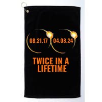 Solar Eclipse 2024 Twice In A Lifetime Solar Eclipse Golf Towel