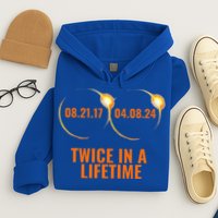 Solar Eclipse 2024 Twice In A Lifetime Solar Eclipse Hoodie