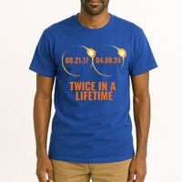 Solar Eclipse 2024 Twice In A Lifetime Solar Eclipse Tall T-Shirt