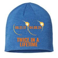 Solar Eclipse 2024 Twice In A Lifetime Solar Eclipse Sustainable Beanie