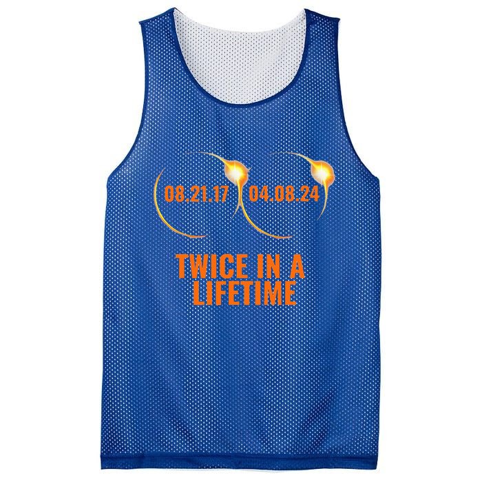 Solar Eclipse 2024 Twice In A Lifetime Solar Eclipse Mesh Reversible Basketball Jersey Tank