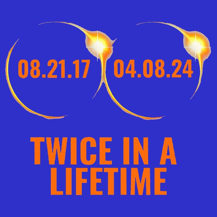 Solar Eclipse 2024 Twice In A Lifetime Solar Eclipse Mousepad