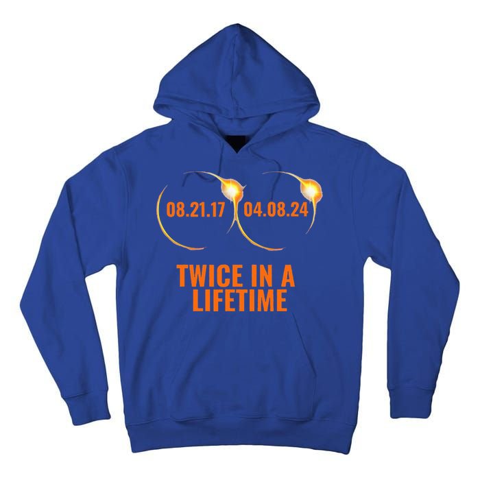 Solar Eclipse 2024 Twice In A Lifetime Solar Eclipse Tall Hoodie