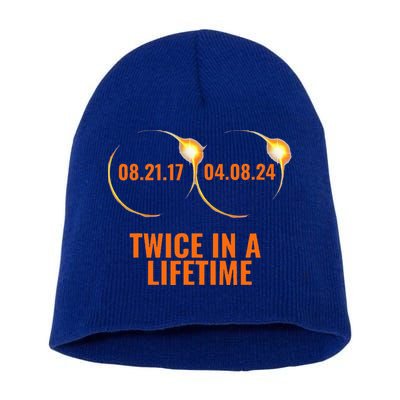 Solar Eclipse 2024 Twice In A Lifetime Solar Eclipse Short Acrylic Beanie