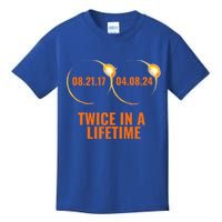 Solar Eclipse 2024 Twice In A Lifetime Solar Eclipse Kids T-Shirt