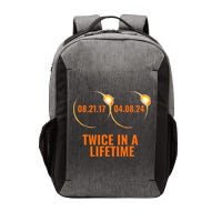 Solar Eclipse 2024 Twice In A Lifetime Solar Eclipse Vector Backpack
