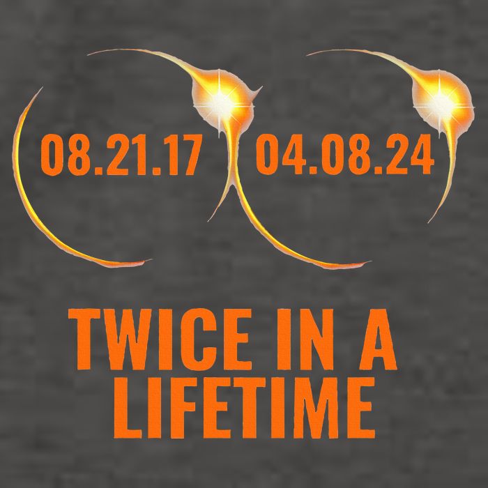 Solar Eclipse 2024 Twice In A Lifetime Solar Eclipse Vector Backpack