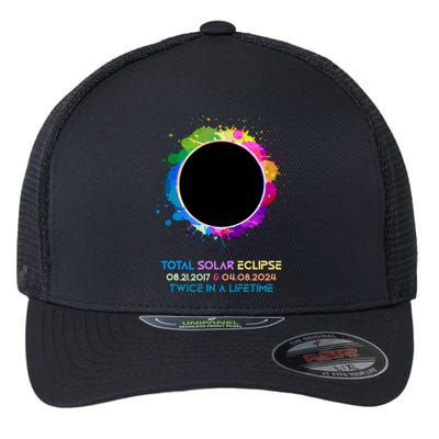 Solar Eclipse 2024 Twice In A Lifetime 2017 Totality Flexfit Unipanel Trucker Cap