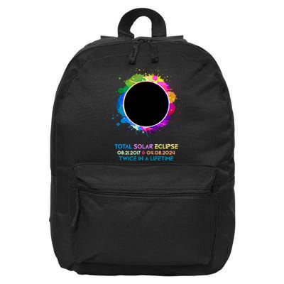 Solar Eclipse 2024 Twice In A Lifetime 2017 Totality 16 in Basic Backpack