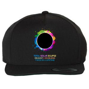 Solar Eclipse 2024 Twice In A Lifetime 2017 Totality Wool Snapback Cap