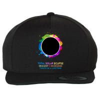 Solar Eclipse 2024 Twice In A Lifetime 2017 Totality Wool Snapback Cap